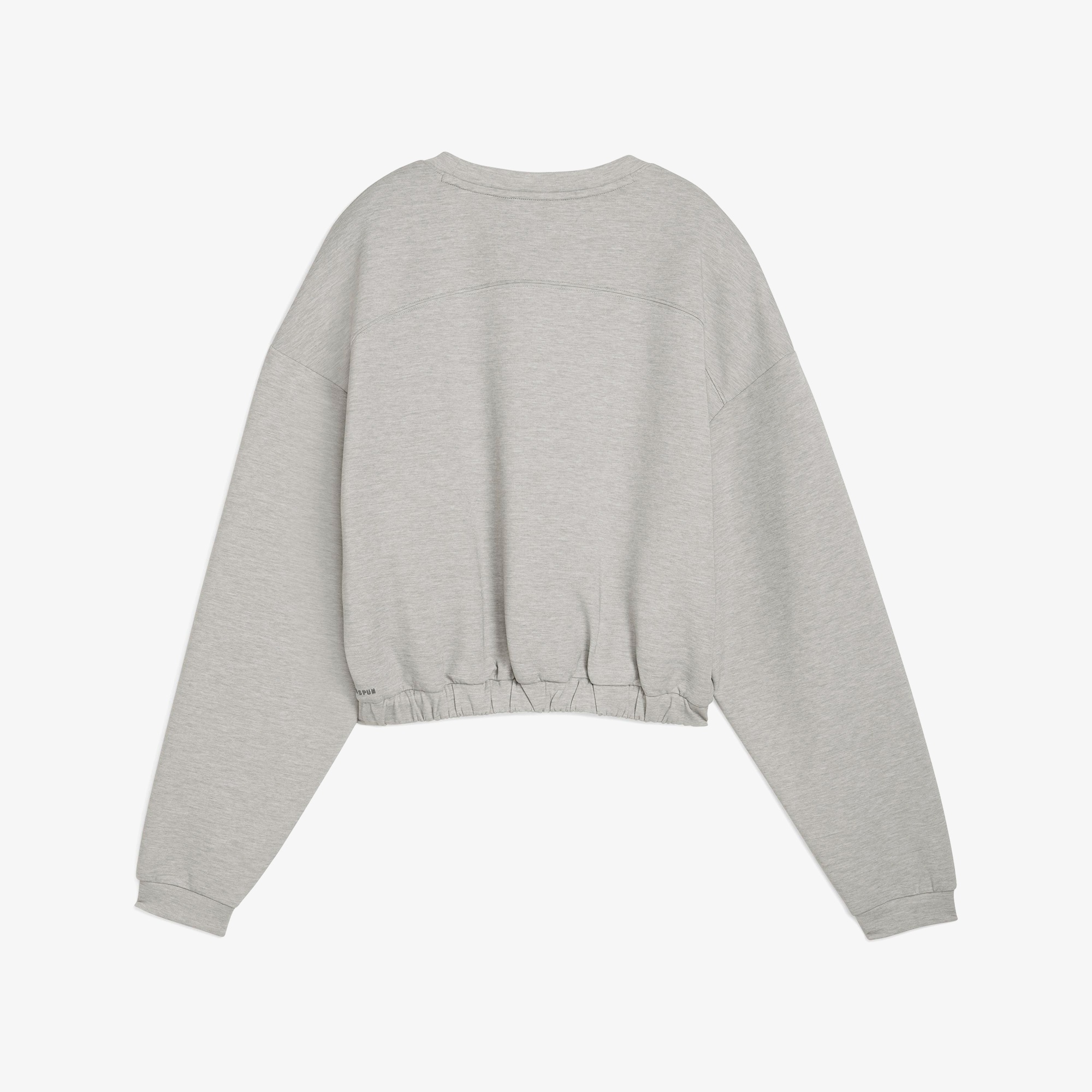 Puma W Cloudspun Crew Kadın Gri Sweatshirt