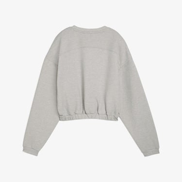  Puma W Cloudspun Crew Kadın Gri Sweatshirt