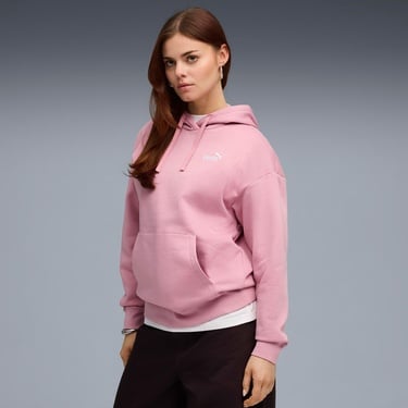  Puma Essential Small No. 1 Logo  Kadın Pembe Sweatshirt