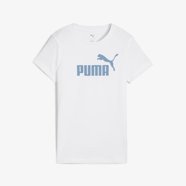  Puma Essential No. 1 Logo  Kadın Beyaz T-Shirt