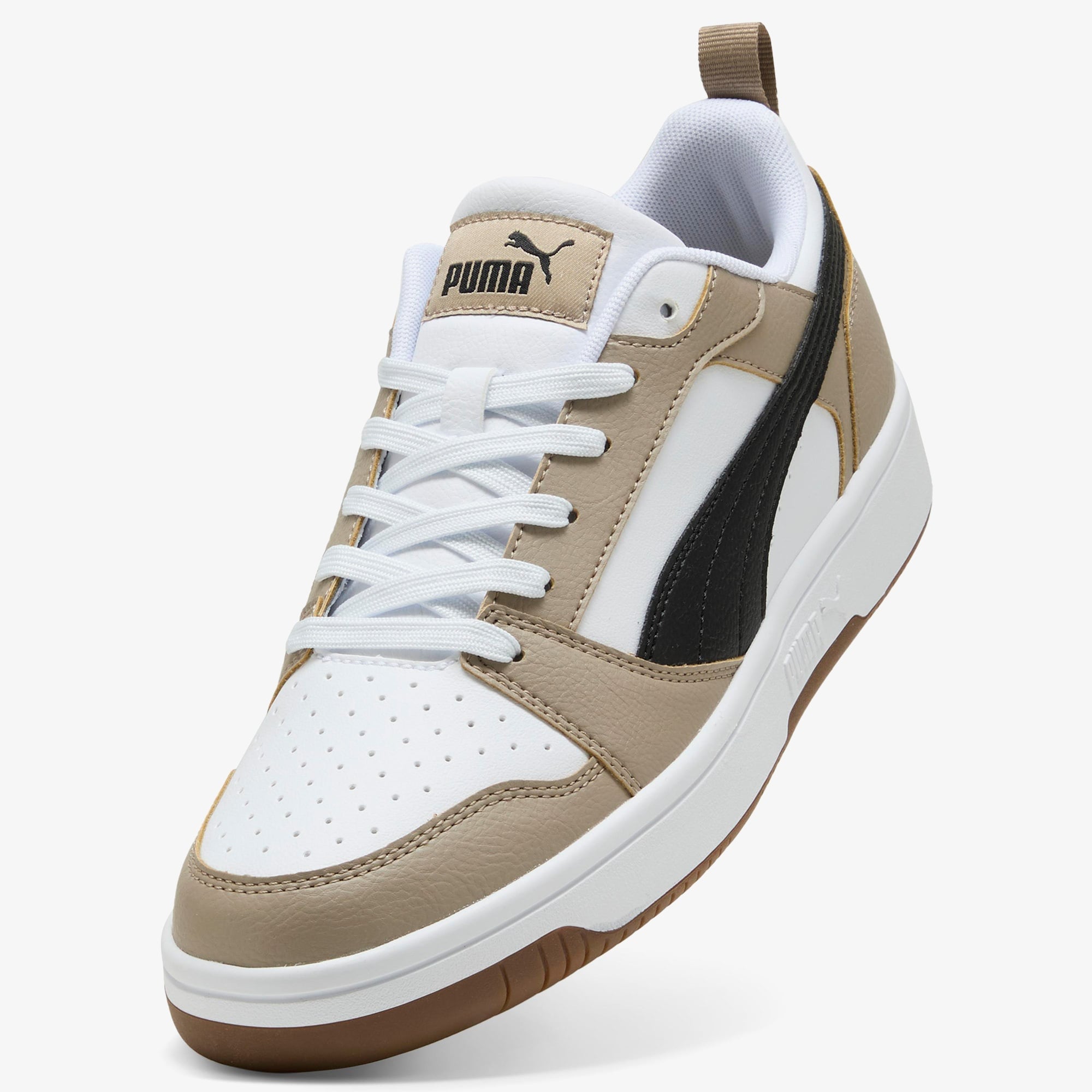 Puma Rebound v6 Low Unisex Bej Spor Ayakkabı