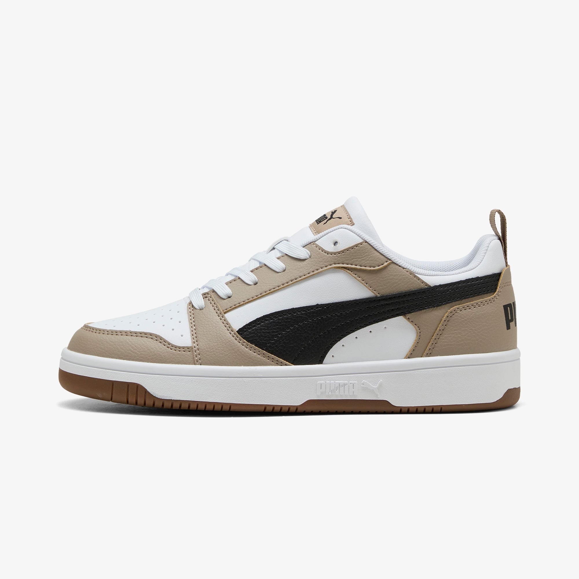 Puma Rebound v6 Low Unisex Bej Spor Ayakkabı