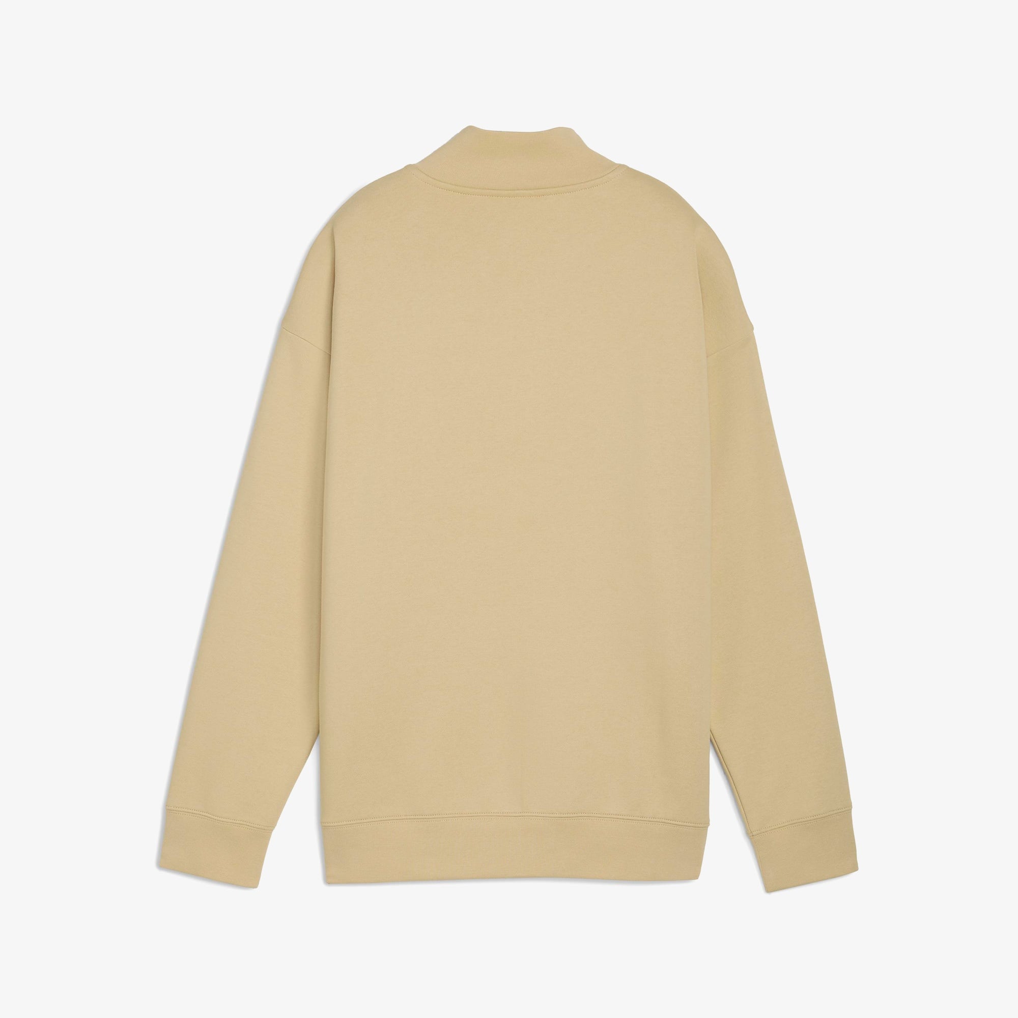 Puma Essential Script Half-Zip Crew Kadın Gri Sweatshirt