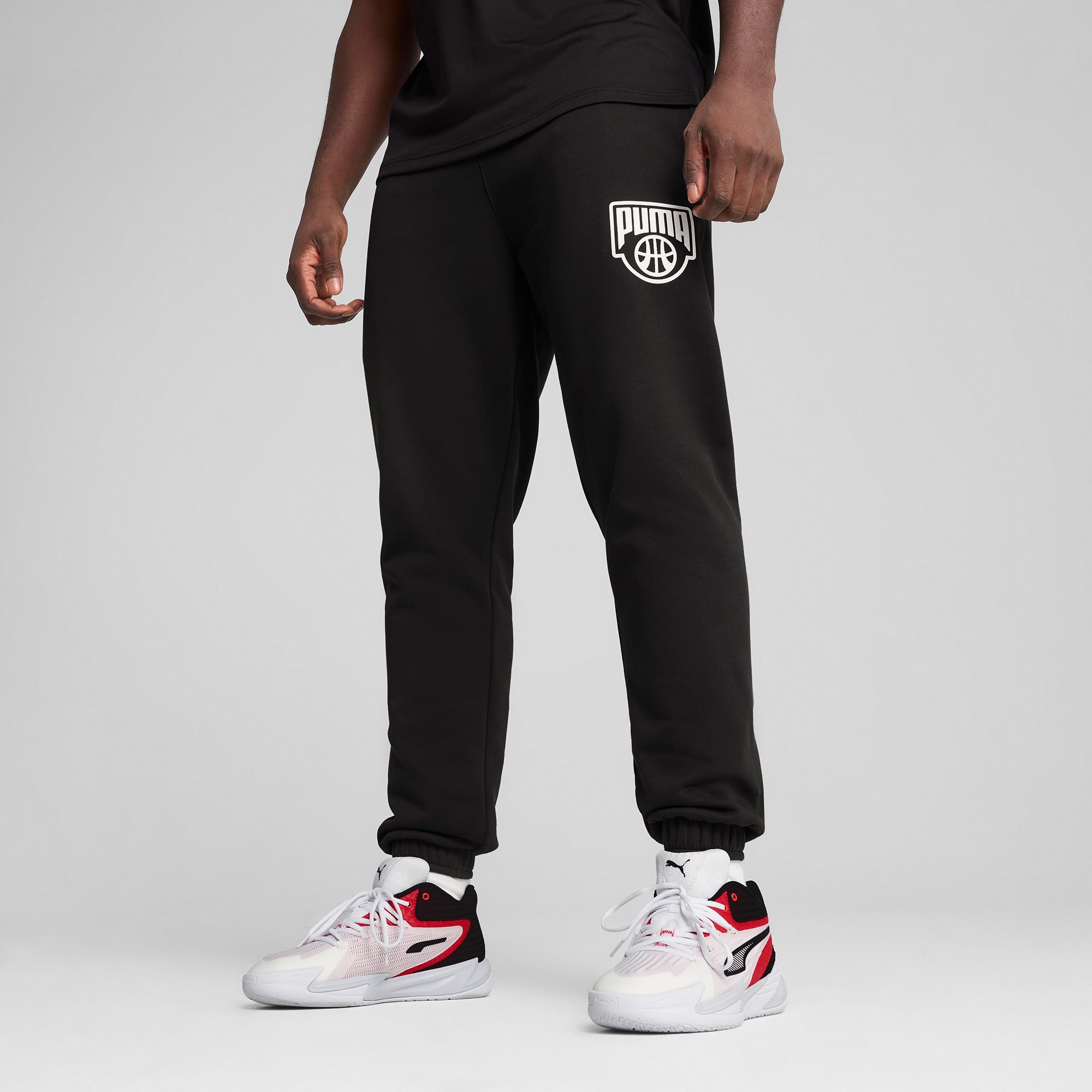 Puma Posterize Sweat Erkek Siyah Eşofman Altı