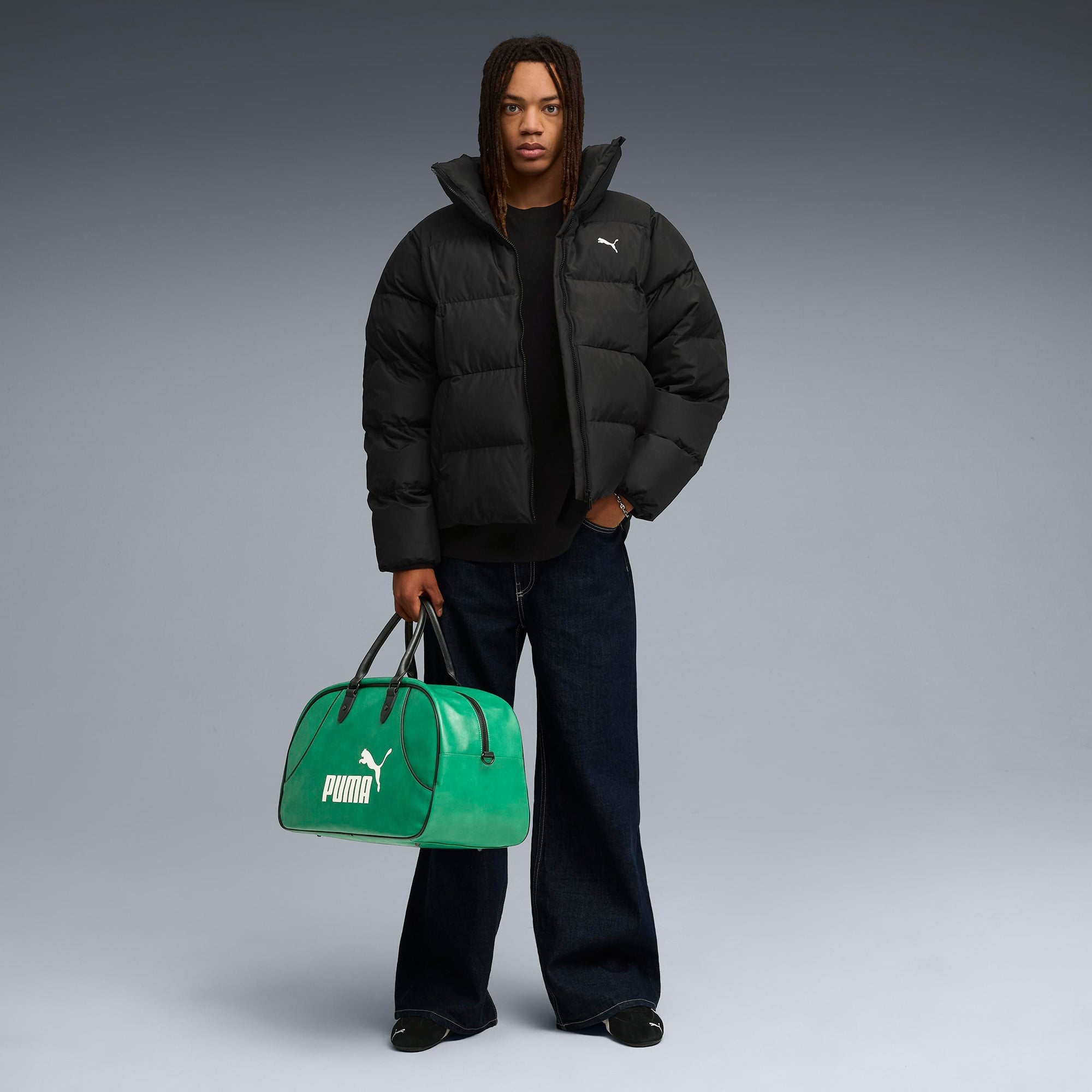 Puma Synthetic Puffer  Erkek Siyah Mont