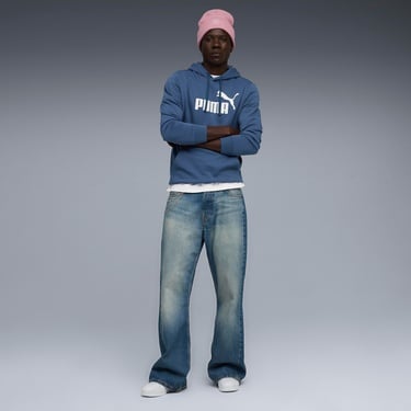  Puma Essential No. 1 Logo  Erkek Koyu Mavi Sweatshirt