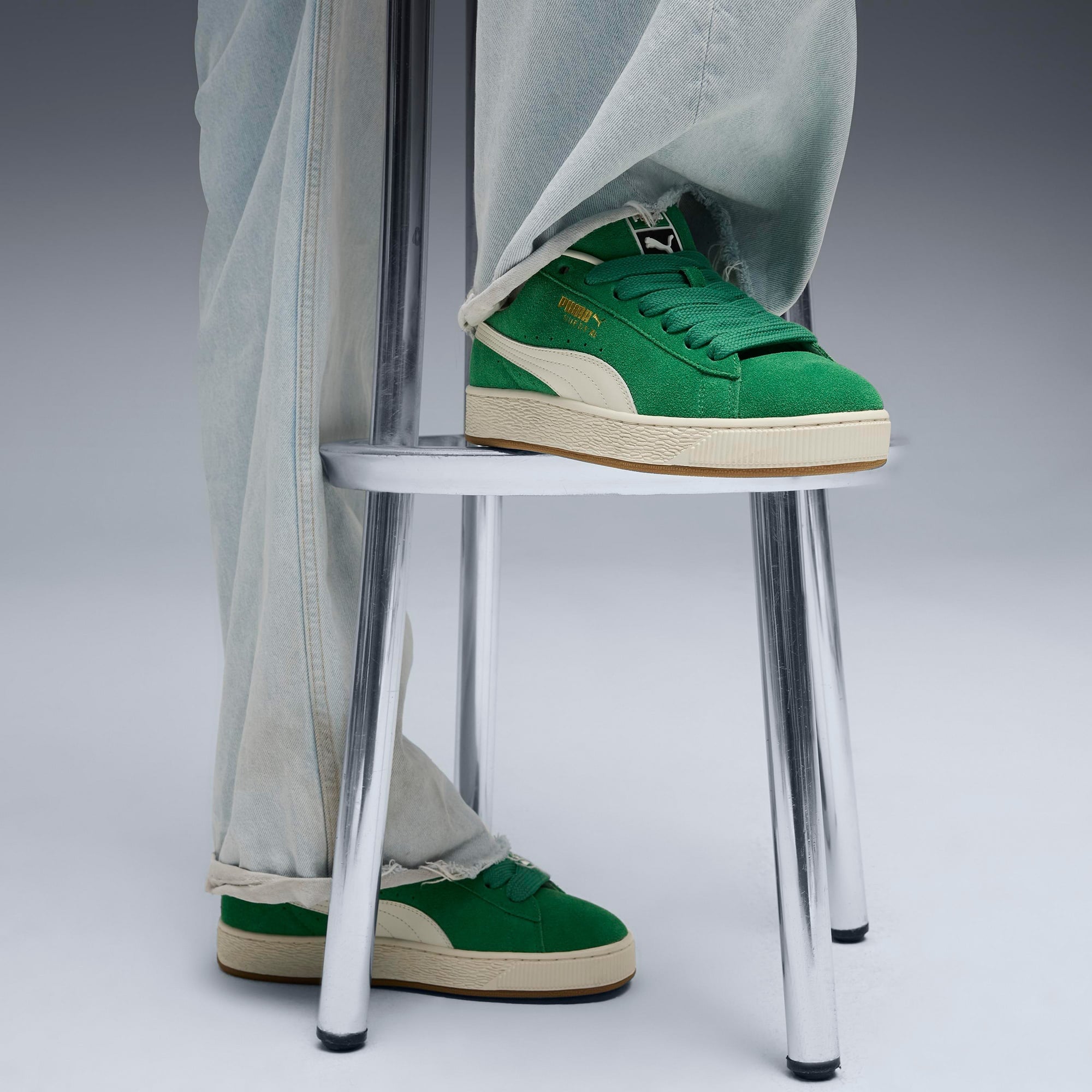 Puma Suede XL Unisex Yeşil Spor Ayakkabı