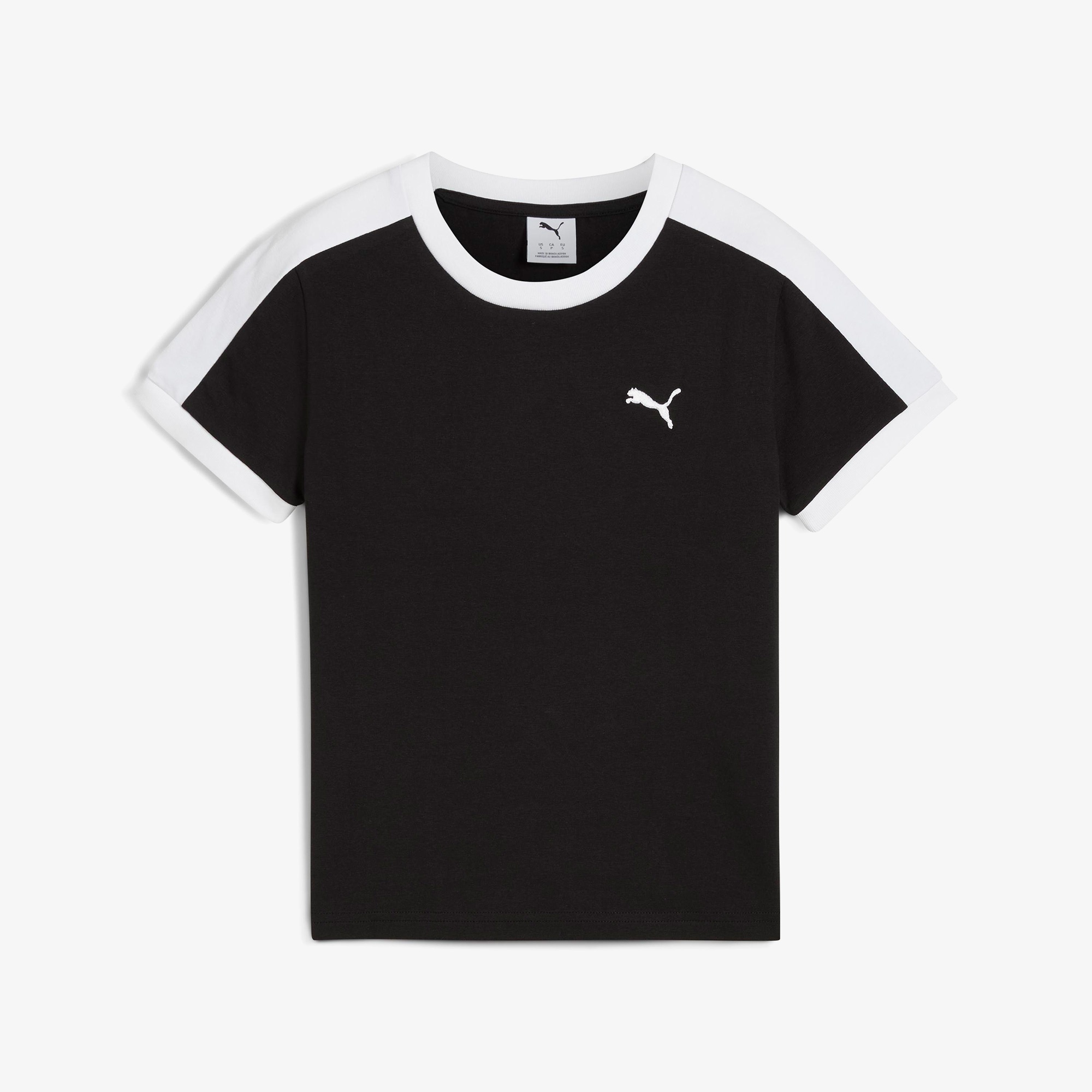 Puma T7 Slim  Kadın Siyah T-Shirt