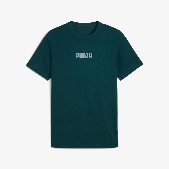  Puma Graphic  Erkek Yeşil T-Shirt