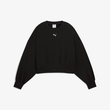  Puma Wardrobe Essential Crew Kadın Siyah Sweatshirt