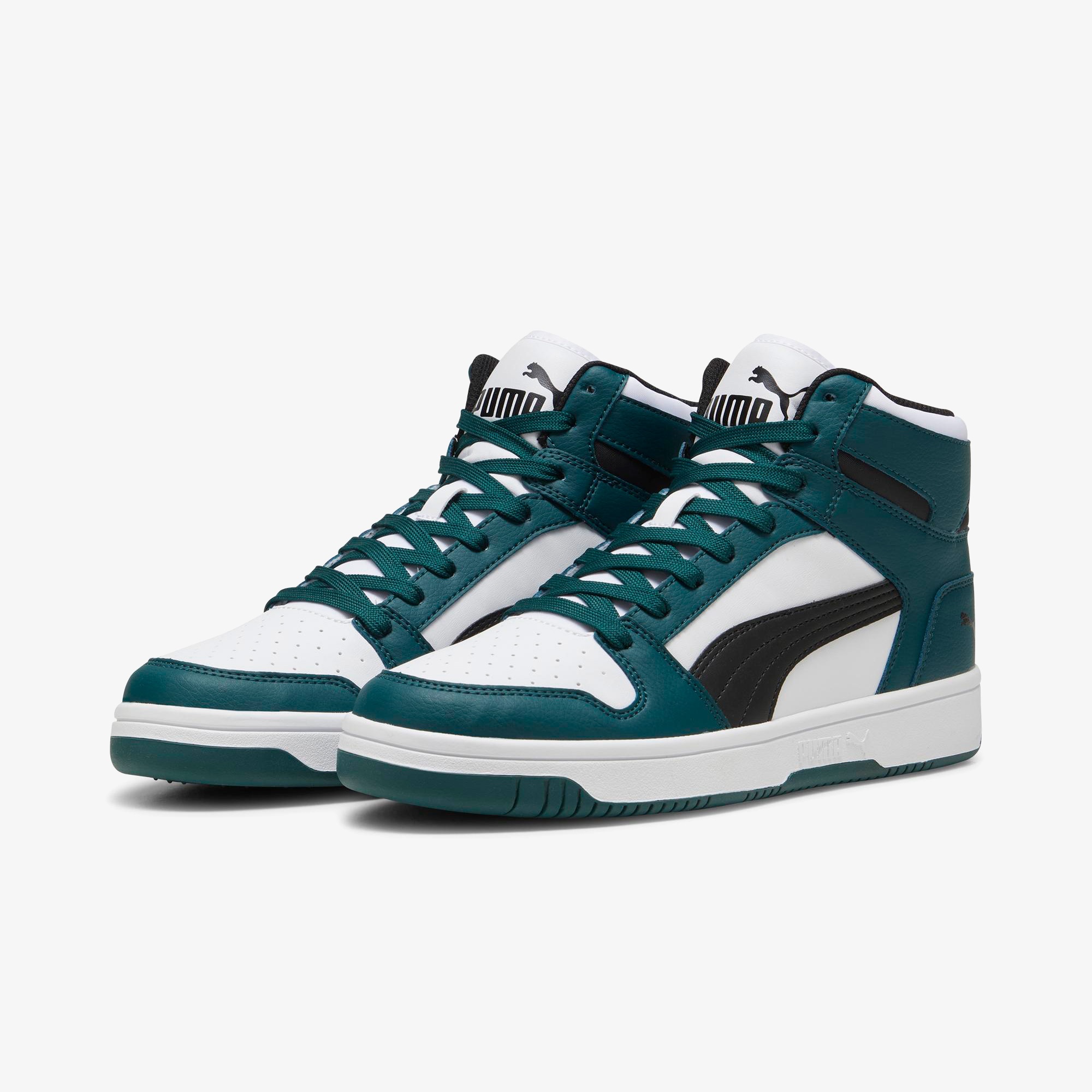 Puma Rebound LayUp SL Unisex Yeşil Spor Ayakkabı