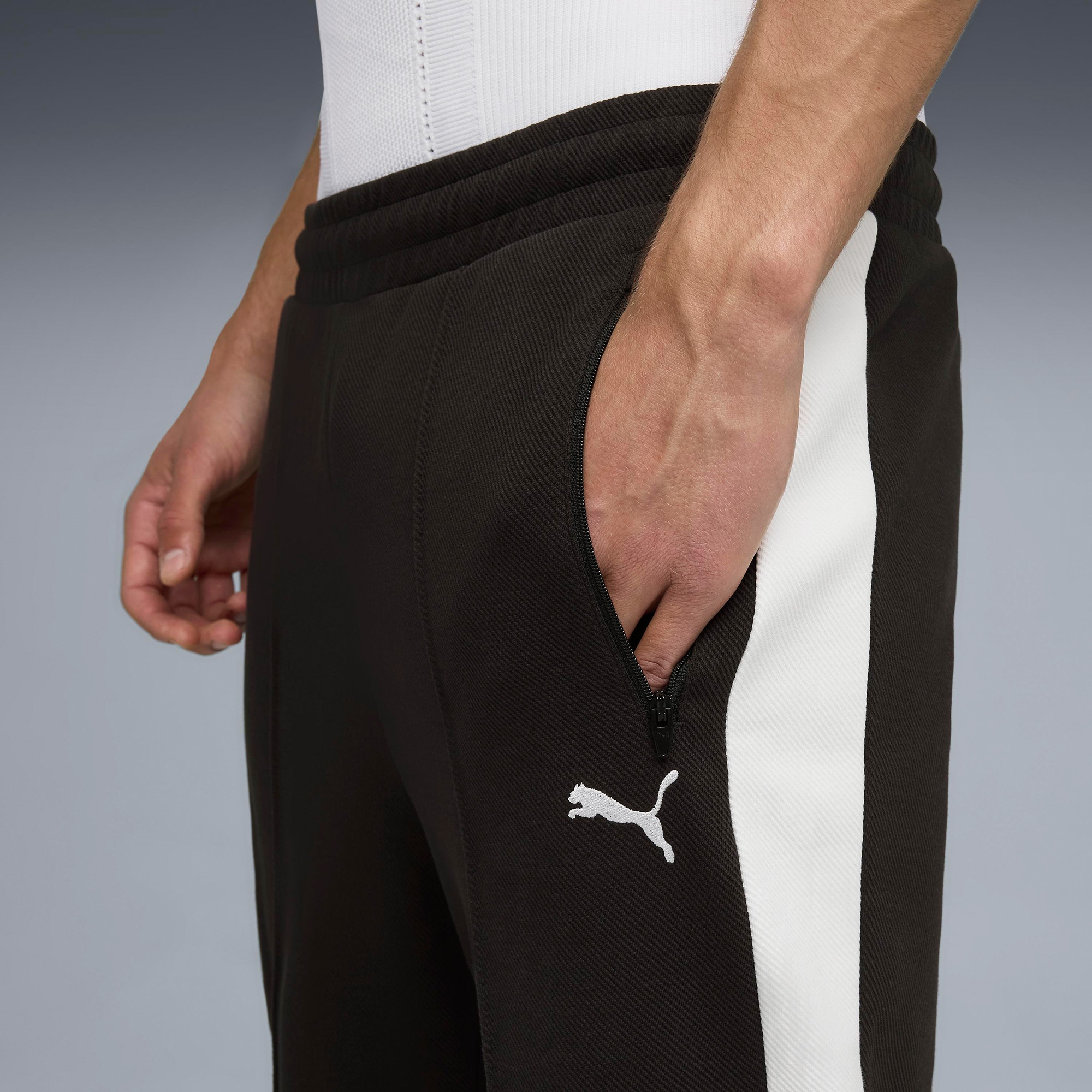 Puma T7 Relaxed Track s Unisex Siyah Eşofman Altı