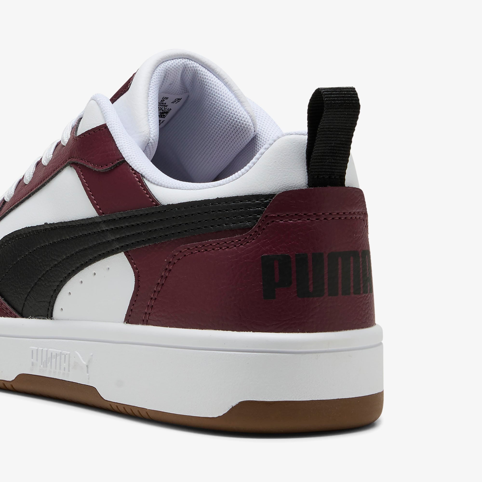 Puma Rebound v6 Low Unisex Bordo Spor Ayakkabı