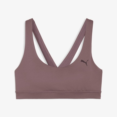  Puma Cloudspun Mid Kadın Bordo Bra