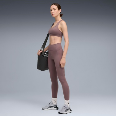  Puma Cloudspun Mid Kadın Bordo Bra