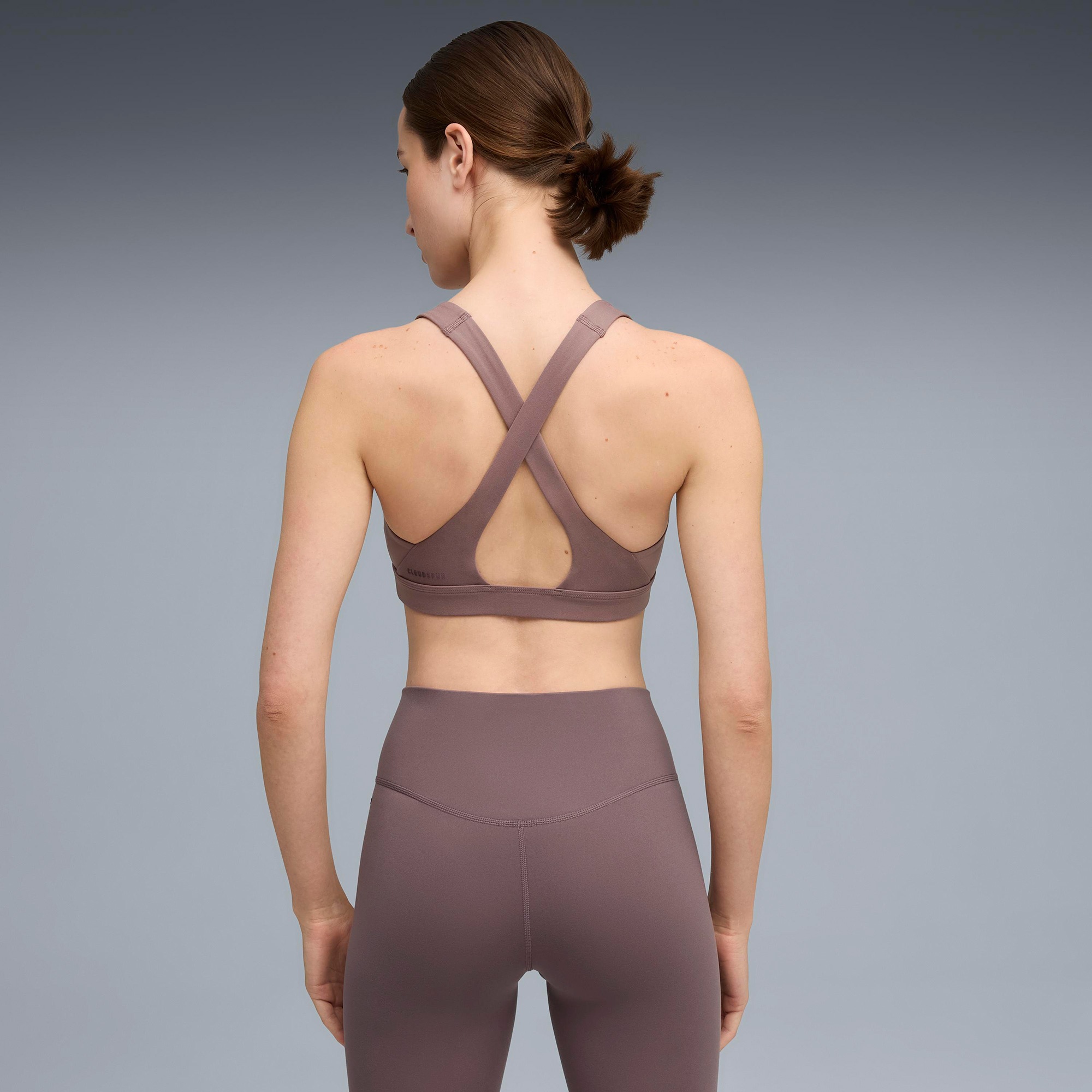Puma Cloudspun Mid Kadın Bordo Bra