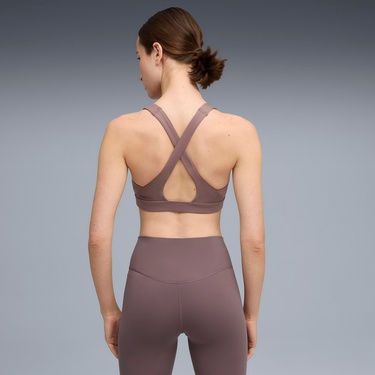  Puma Cloudspun Mid Kadın Bordo Bra
