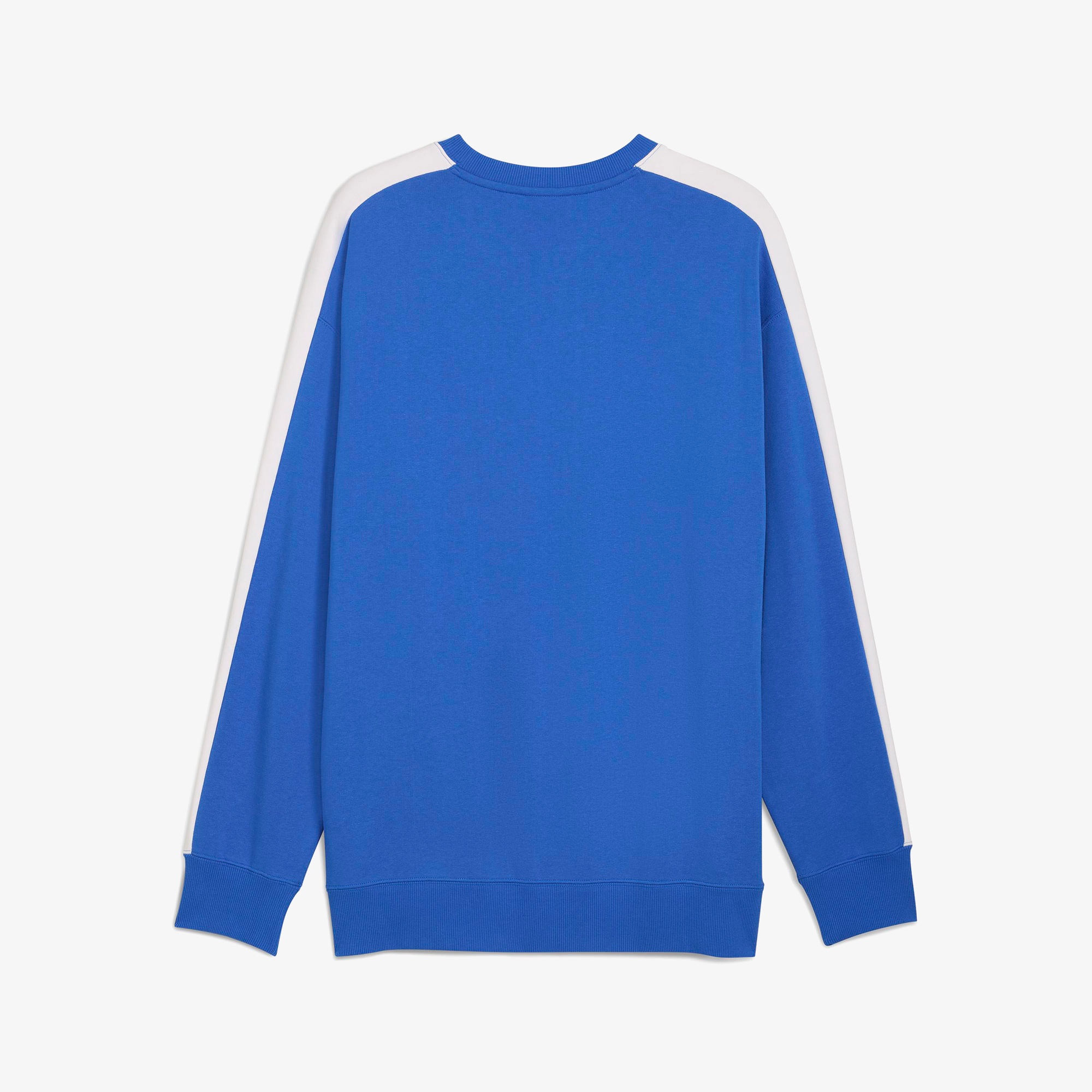 Puma T7 Relaxed Crew Erkek Mavi Sweatshirt