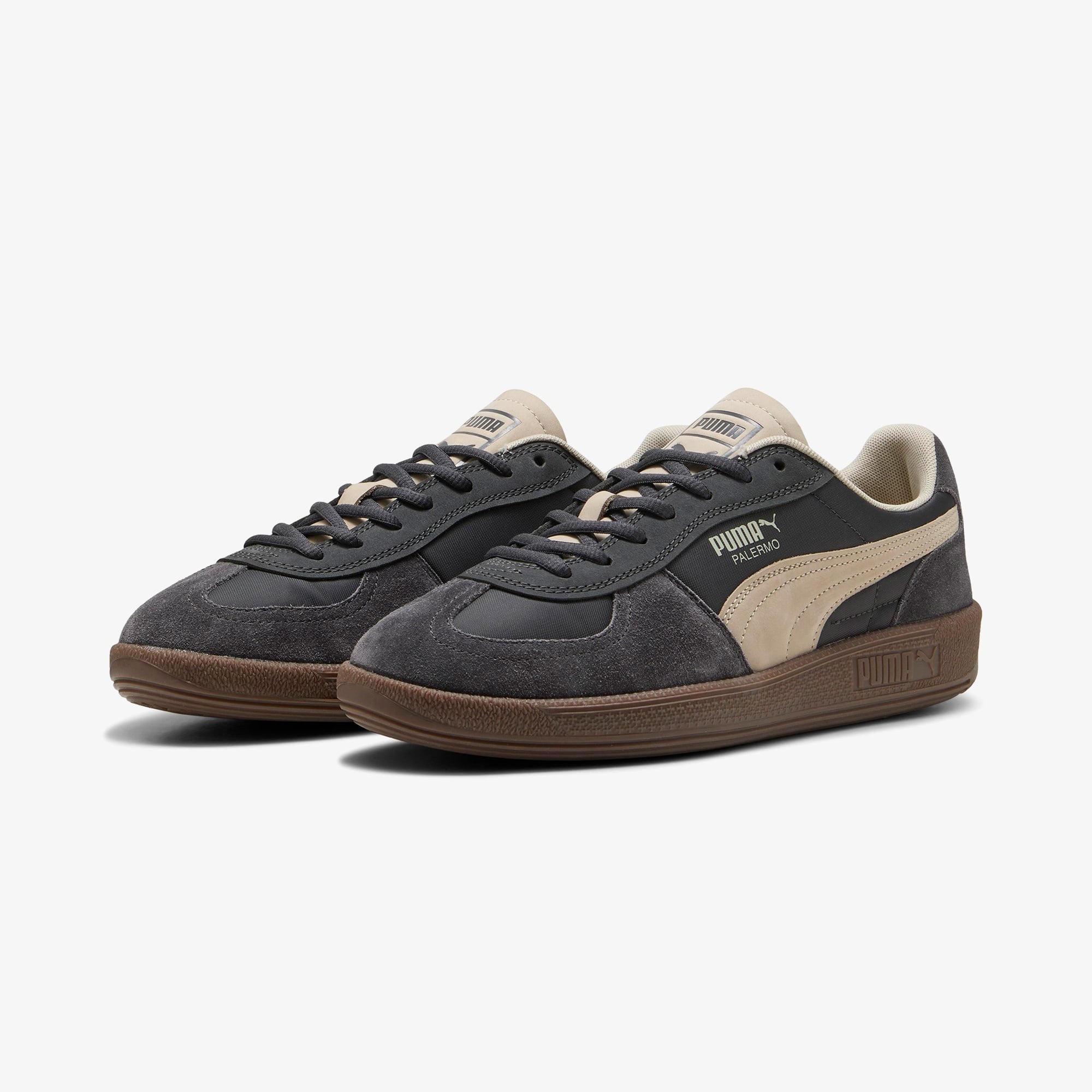 Puma Palermo Pop Unisex Koyu Gri Spor Ayakkabı
