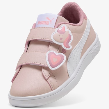  Puma Smash 3.0 Badges V PS Çocuk Renkli Spor Ayakkabı