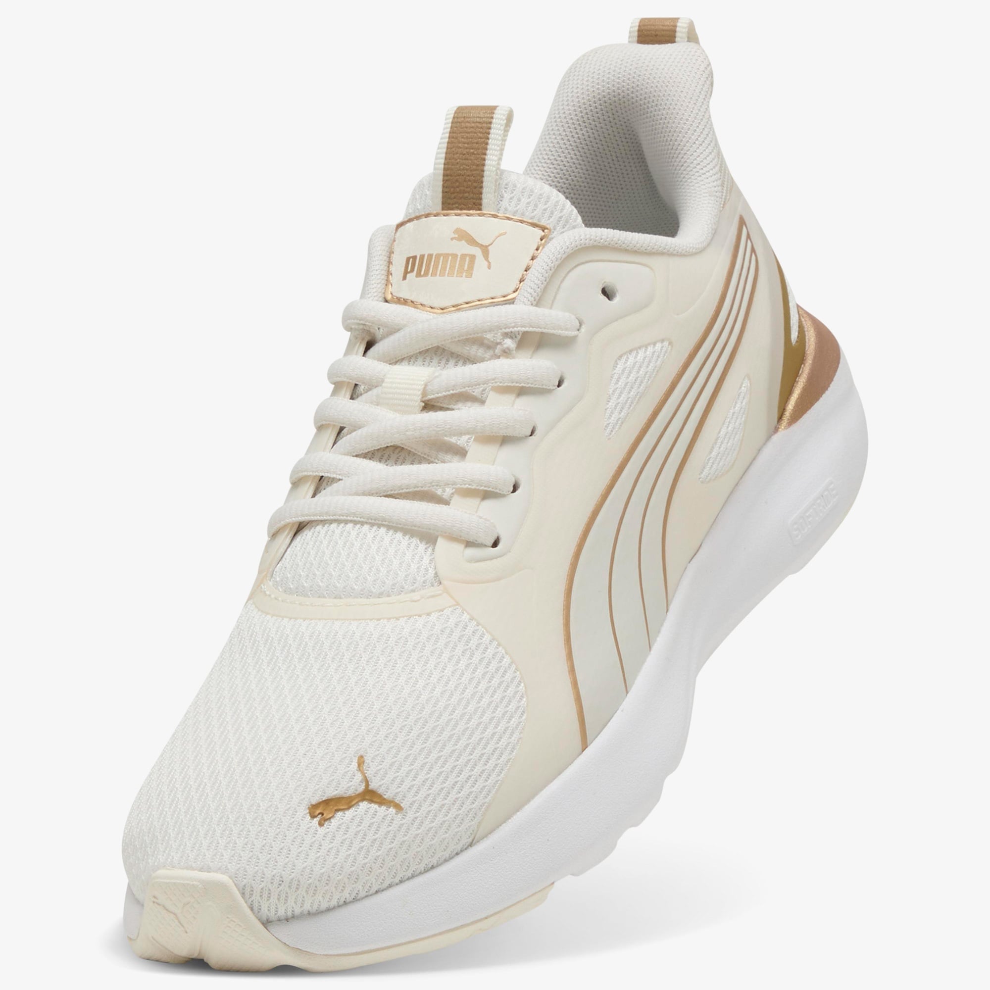 Puma Softride Cosmic St Sliptech Kadın Bej Spor Ayakkabı