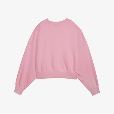  Puma Wardrobe Essential Crew Kadın Pembe Sweatshirt