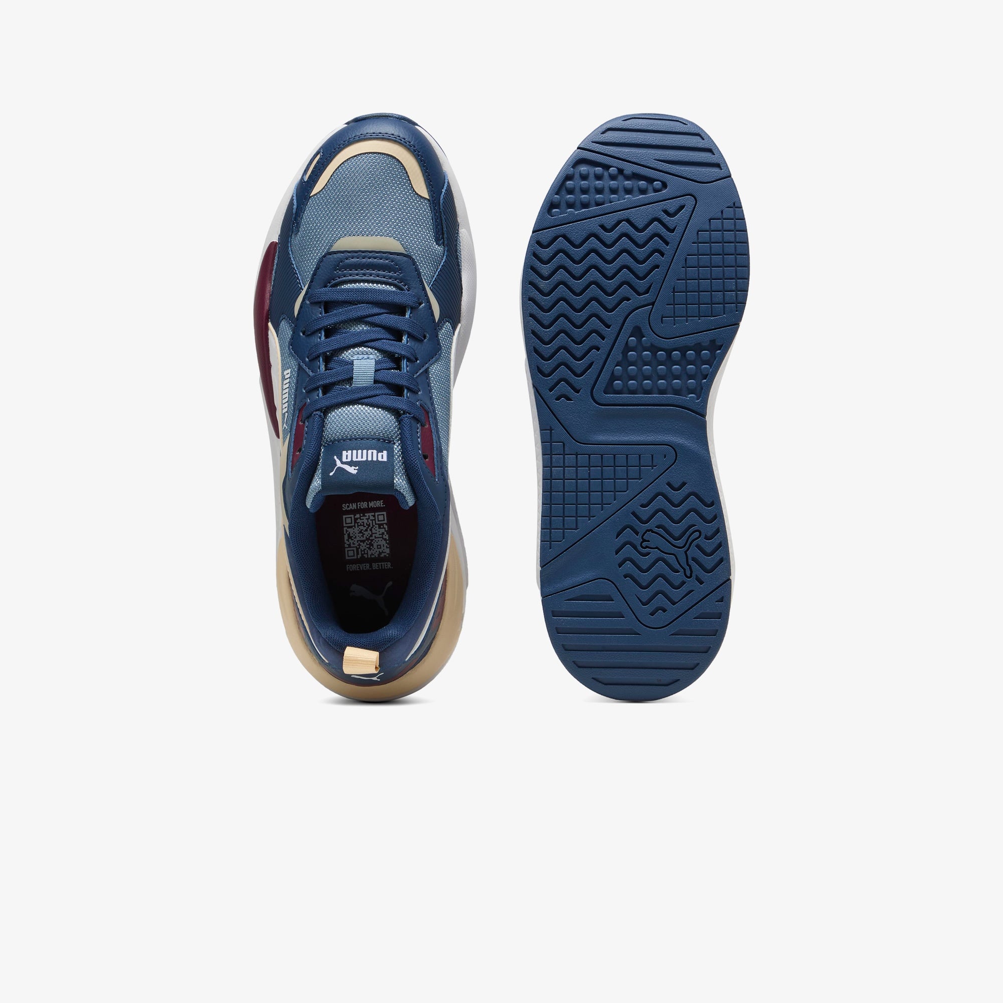 Puma X-Ray 3 Unisex Mavi Spor Ayakkabı