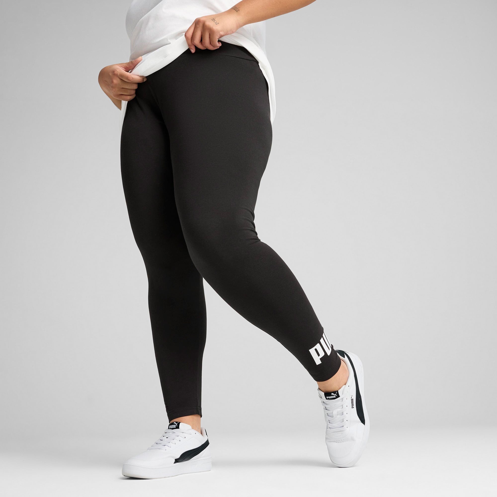 Puma Essential No. 1 Logo Leggings Kadın Siyah Tayt