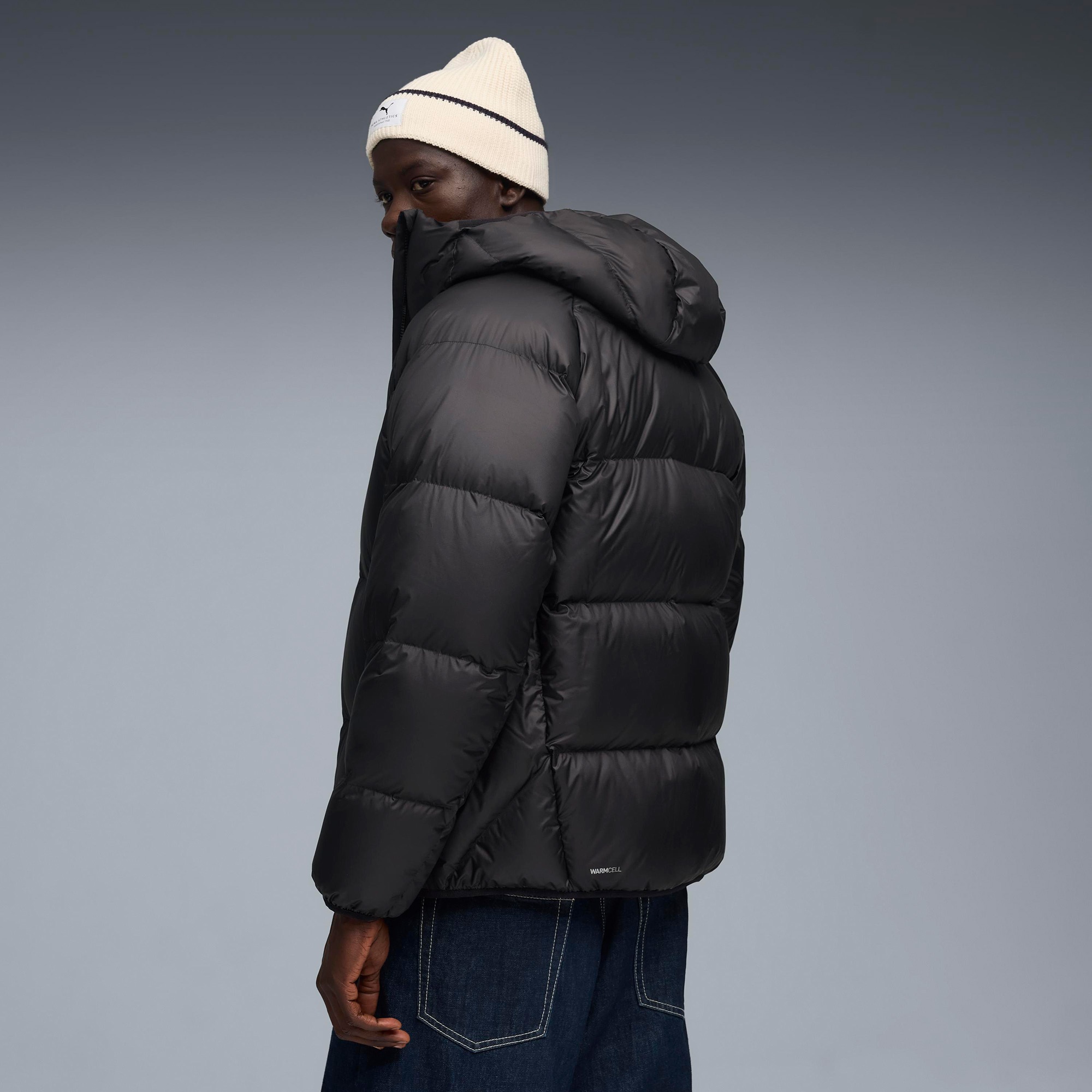 Puma Hooded Down Puffer  Erkek Siyah Mont