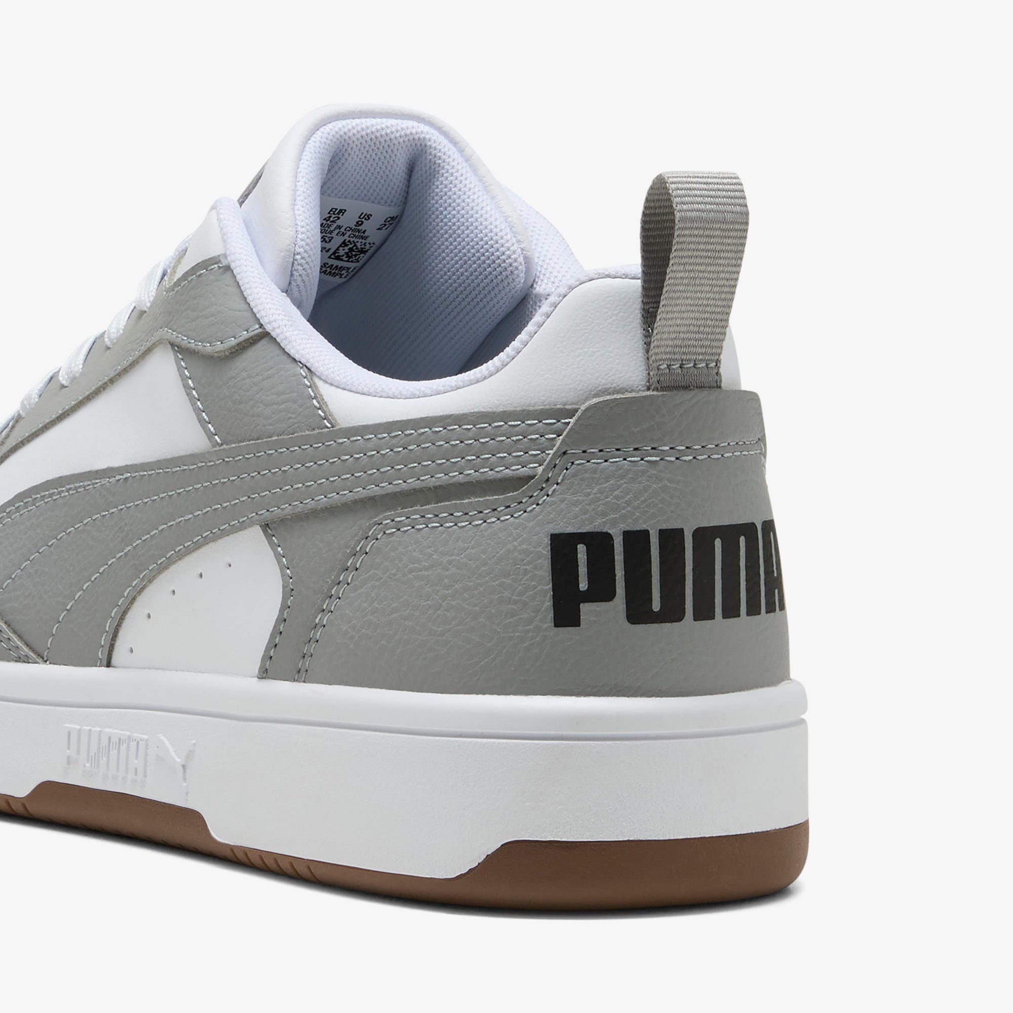 Puma Rebound v6 Low Unisex Gri Spor Ayakkabı