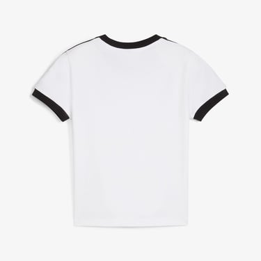  Puma T7 Slim  Kadın Beyaz T-Shirt
