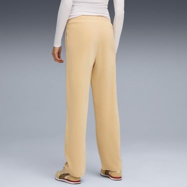  Puma Essential Elevated Velour Kadın Bej Eşofman Altı