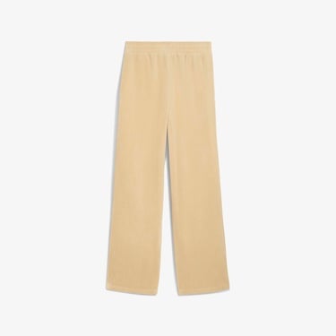  Puma Essential Elevated Velour Kadın Bej Eşofman Altı