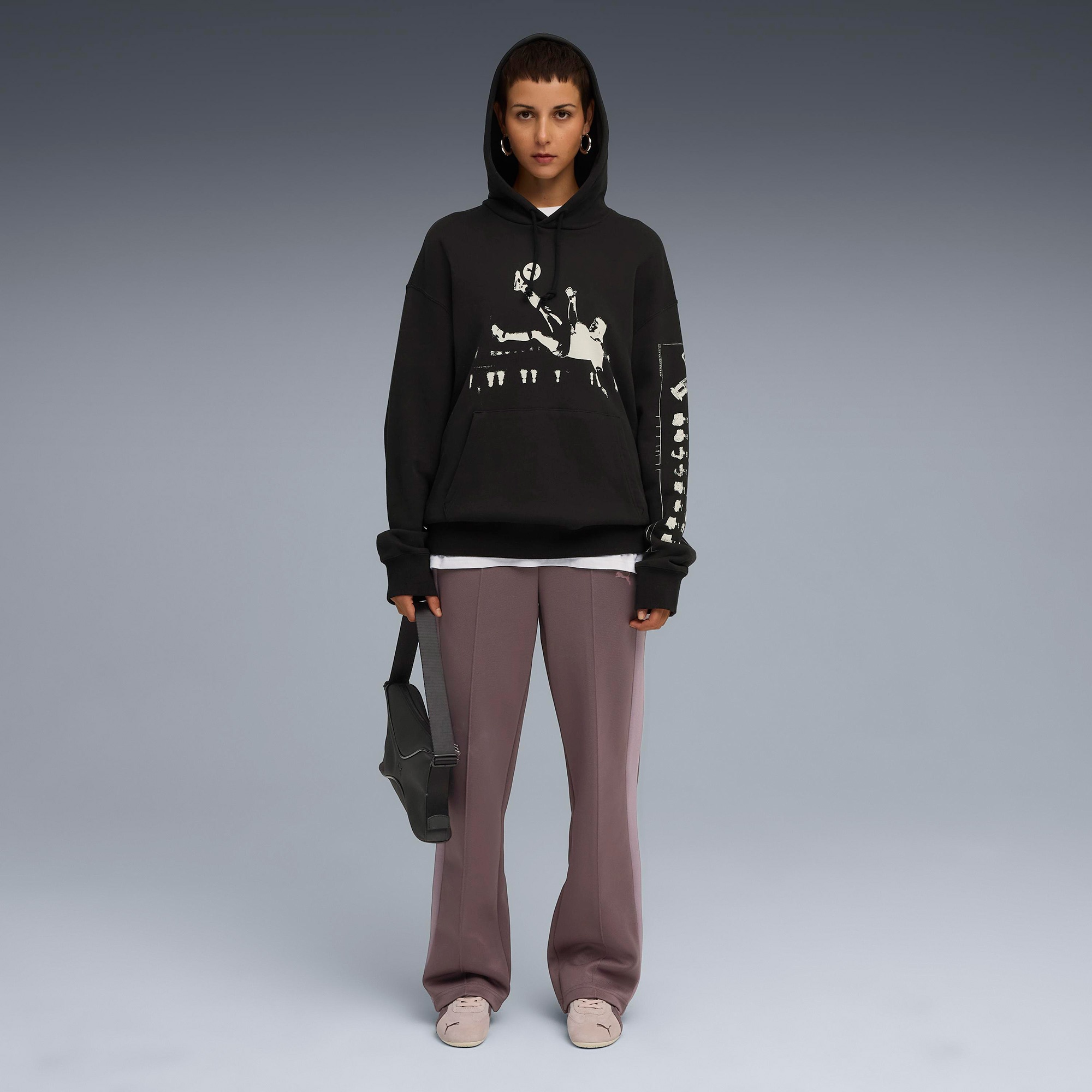 Puma T7 Always on Straight s Kadın Bordo Eşofman Altı