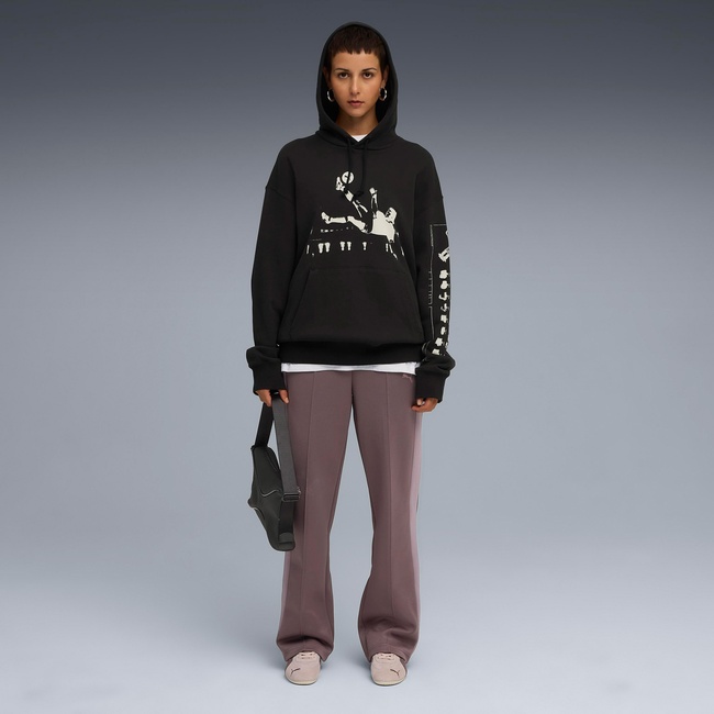  Puma T7 Always on Straight s Kadın Bordo Eşofman Altı