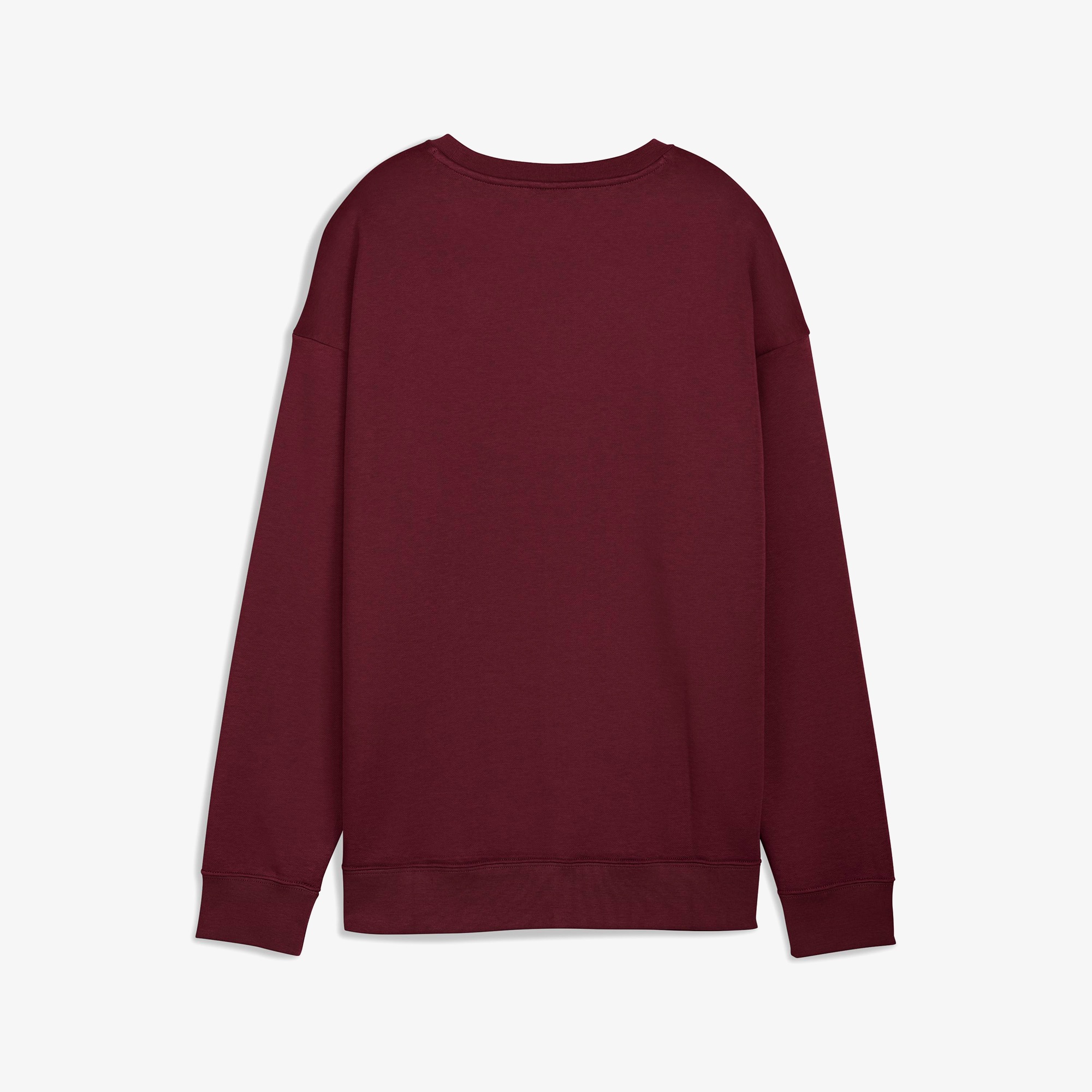 Puma Essential Small Logo Relaxed Crew Kadın Kırmızı Sweatshirt