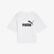 Puma Essential Cropped No. 1 Logo  Kadın Beyaz T-Shirt
