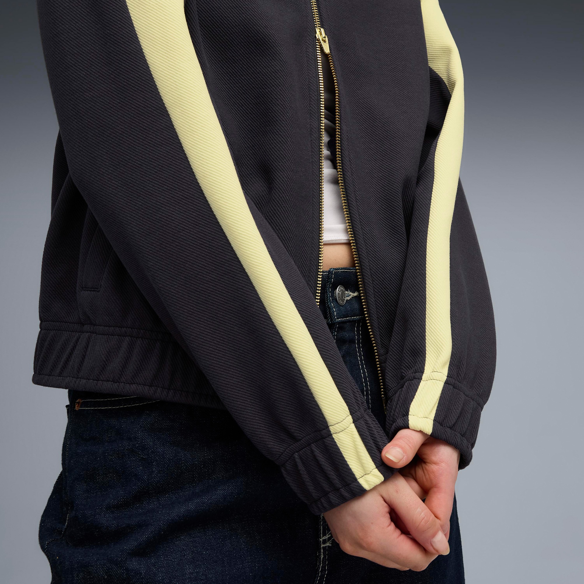 Puma T7 Relaxed Track  Kadın Siyah Ceket