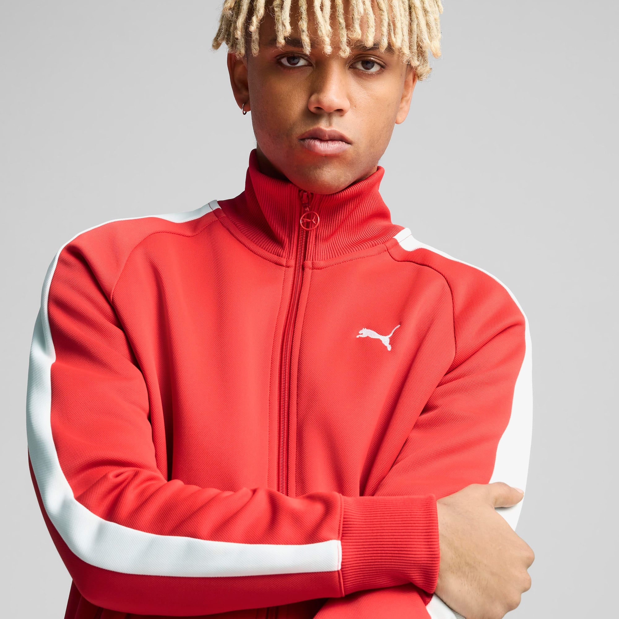 Puma T7 Always on Track  Erkek Kırmızı Ceket