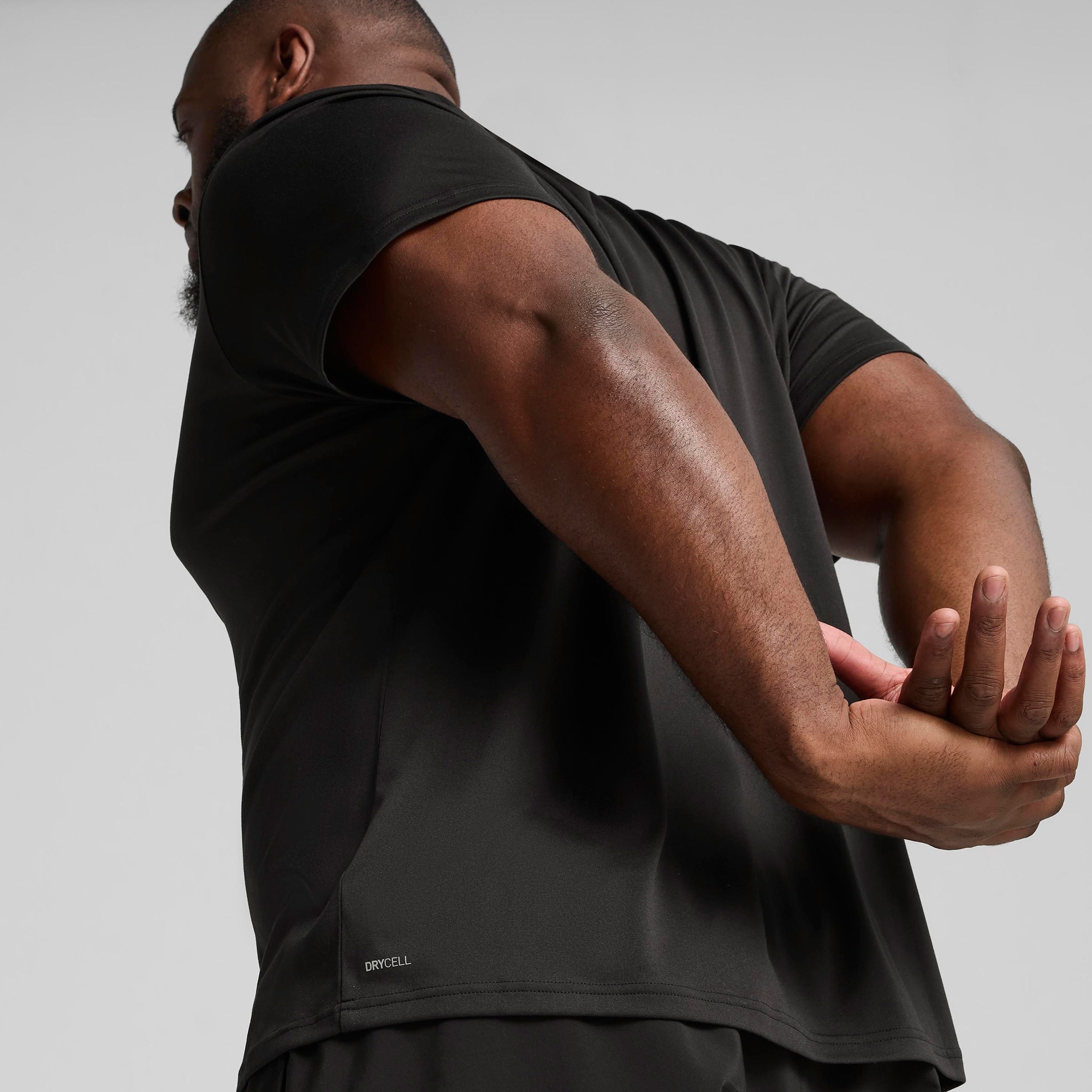 Puma M Tad Essentialential Solid Cat Erkek Siyah T-Shirt