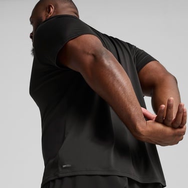  Puma M Tad Essentialential Solid Cat Erkek Siyah T-Shirt