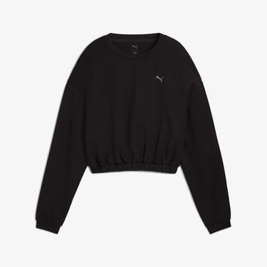  Puma W Cloudspun Crew Kadın Siyah Sweatshirt