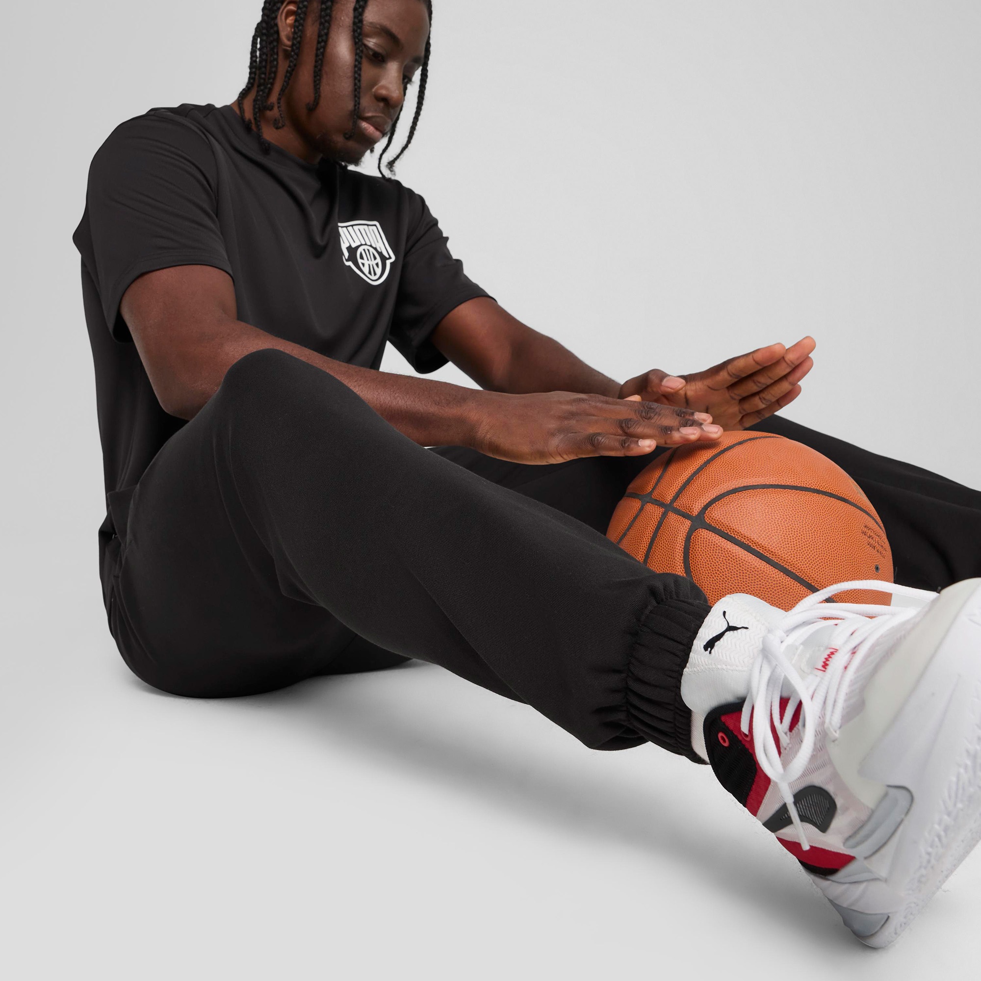 Puma Posterize Sweat Erkek Siyah Eşofman Altı