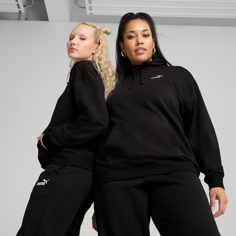  Puma Essential Small No. 1 Logo  Kadın Siyah Sweatshirt