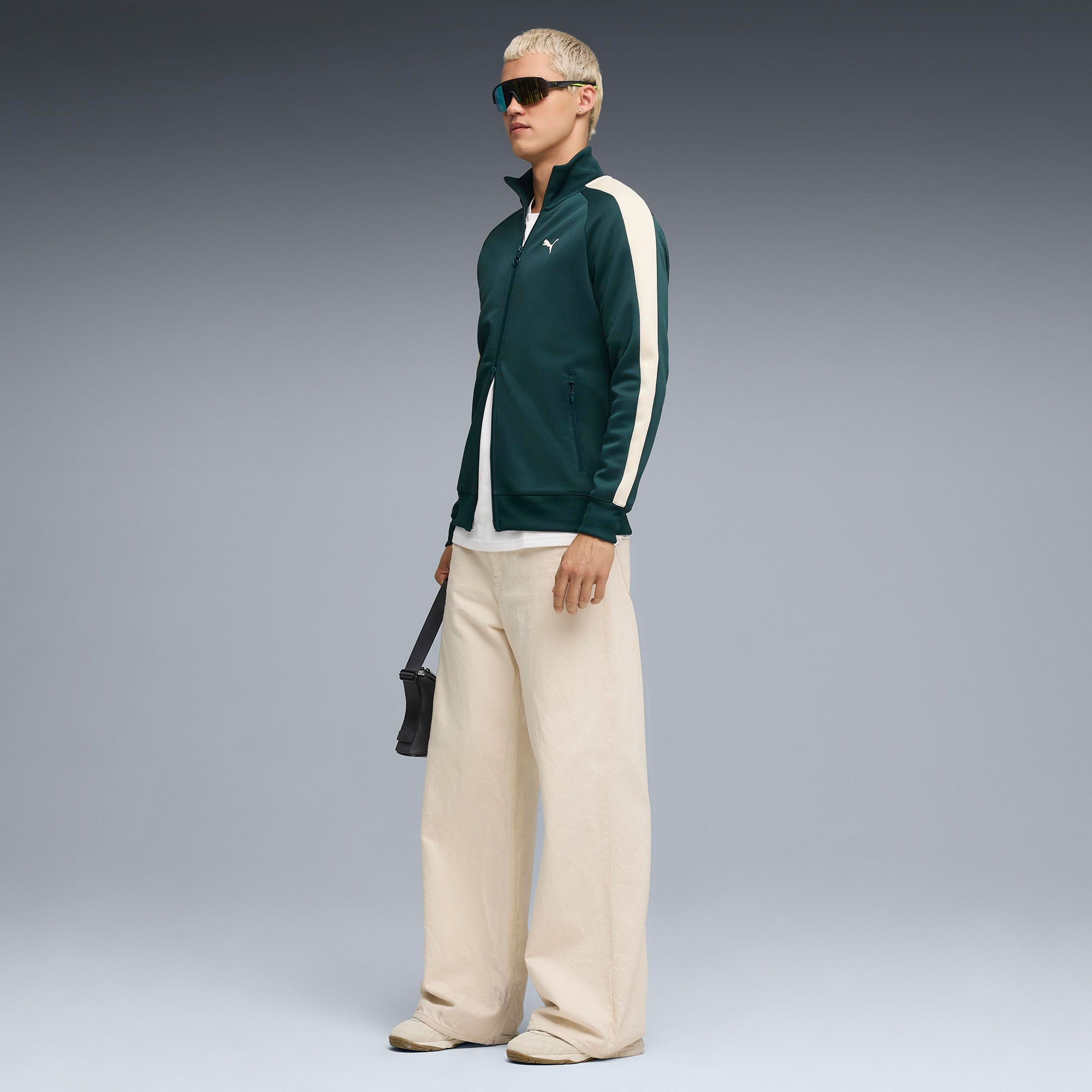 Puma T7 Always On Track  Erkek Yeşil Ceket