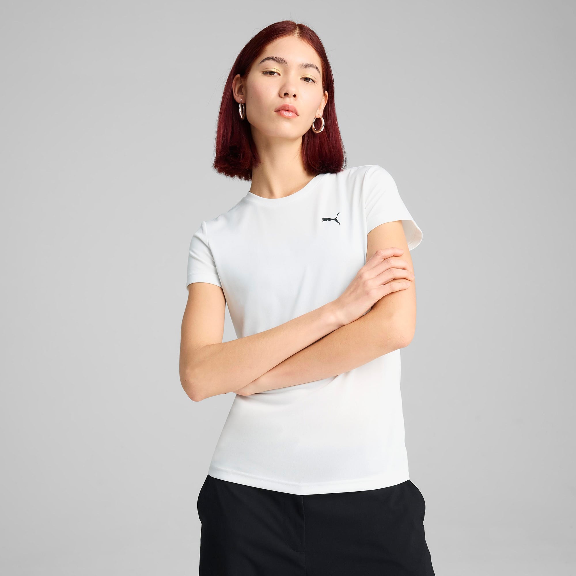 Puma Essential Poly  Kadın Beyaz T-Shirt