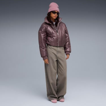  Puma Dare to Puffer Kadın Bordo Mont