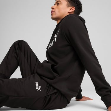  Puma Essential No. 1 Logo Poly s Erkek Siyah Eşofman Altı