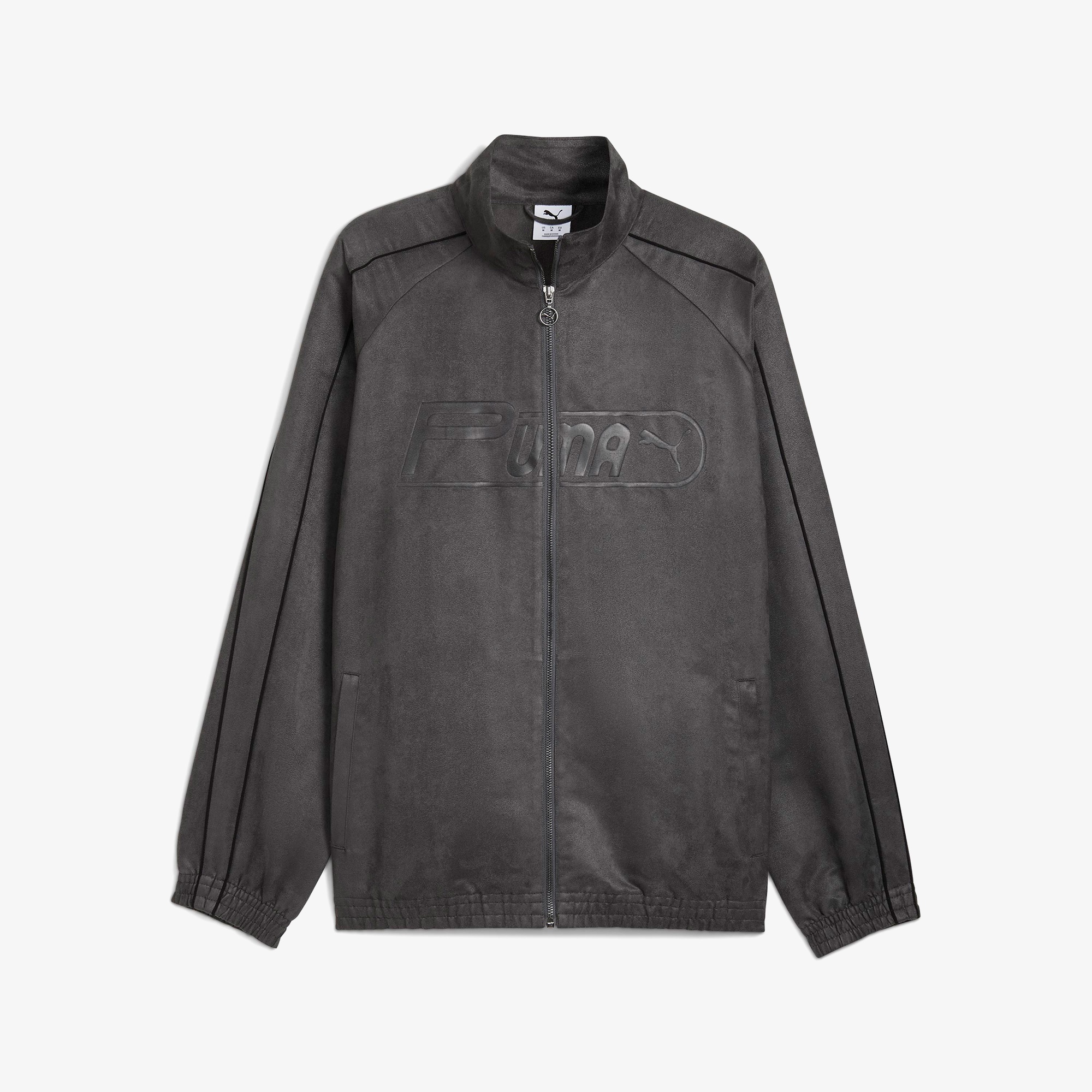 Puma T7 Suede Track Erkek Koyu Gri Ceket