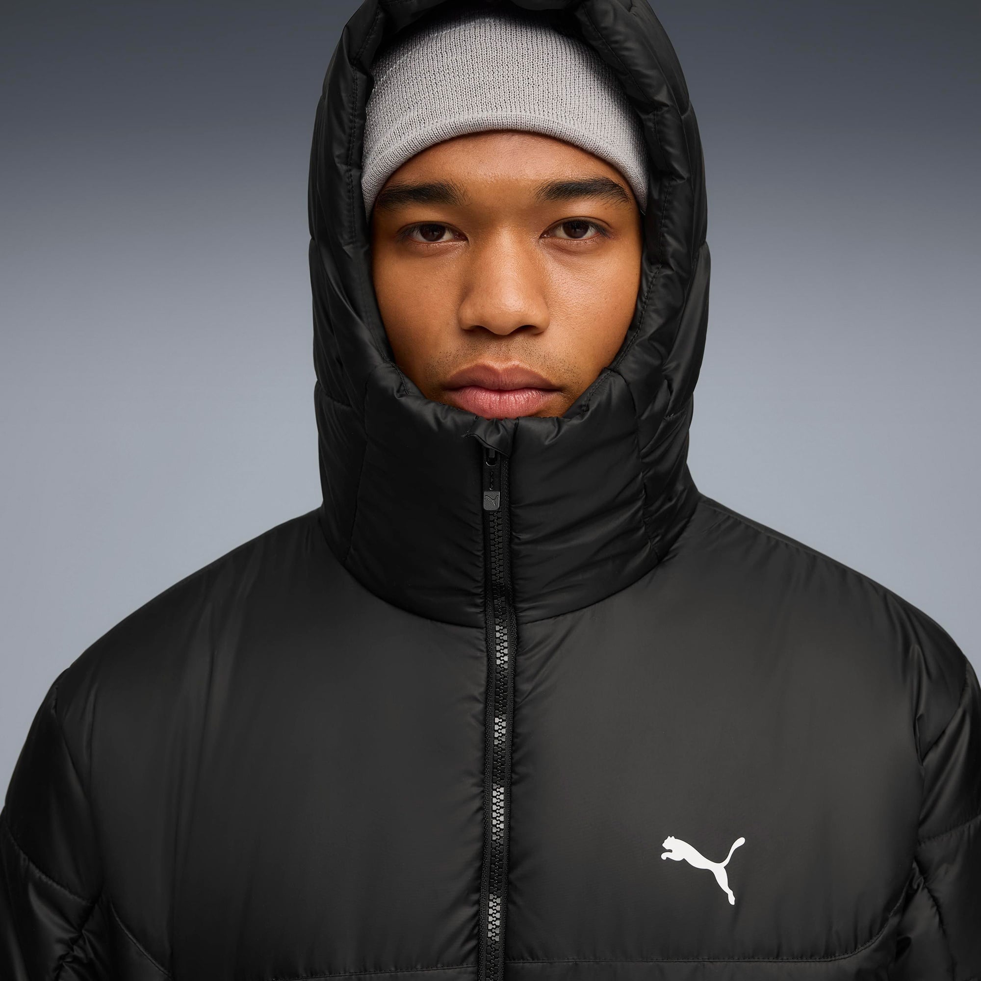 Puma Essential Hooded Padded Erkek Siyah Mont